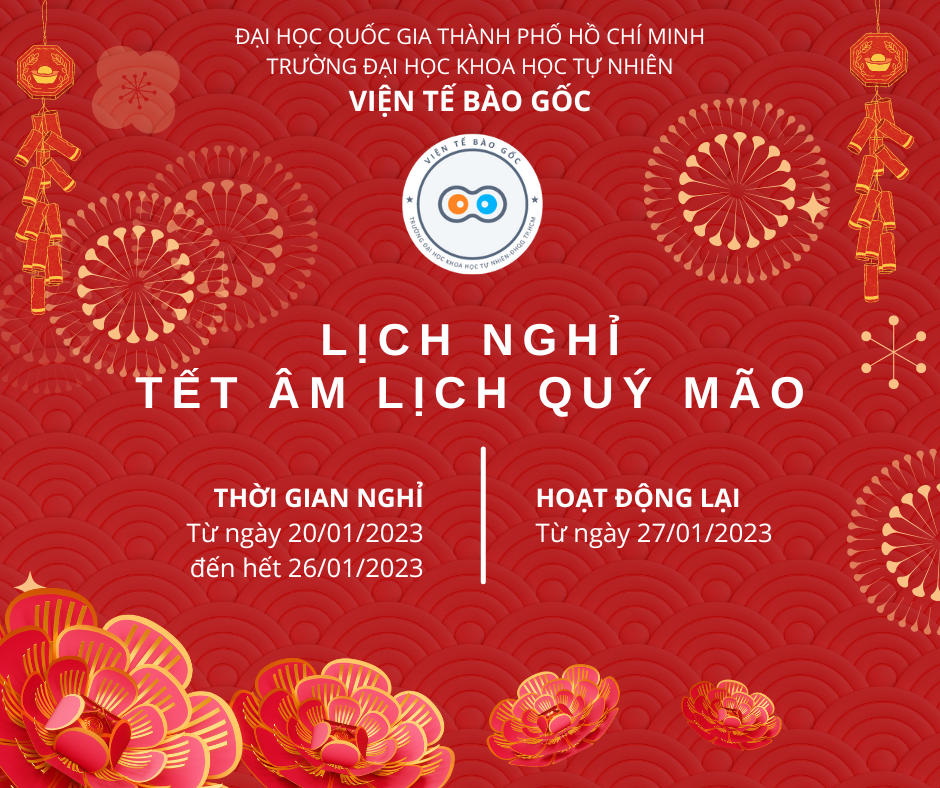 THÔNG BÁO V/V NGHỈ TẾT ÂM LỊCH QUÝ MÃO 2023